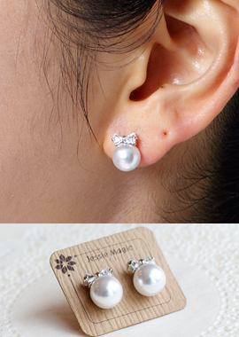 리본-earring