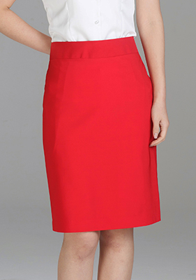 스카이-skirt (빨강색)