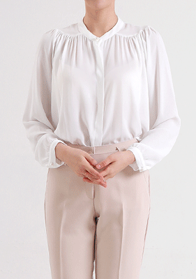 진주데이지-blouse (4-colors)