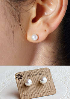 진주 6mm-earring