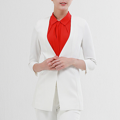 유노이아-suit (자켓+스커트or팬츠)(2-colors) -봄.여름용 원단